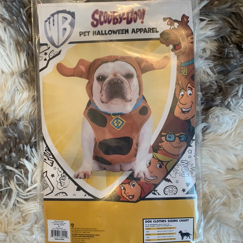 Scooby pet Halloween costume